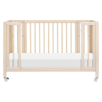 M30880NX,Rolli 9-in-1 Convertible All-Stages?? Crib w/ Bassinet & Toddler Bed Kits in Washed Natural