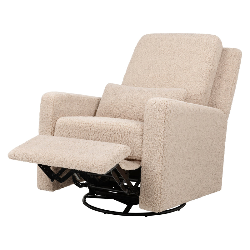 M23087CSG,Sigi Recliner and Swivel Glider in Chai Shearling
