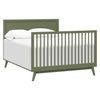 M15901OL,Palma Mid-Century 4-in-1 Convertible Crib w/Toddler Bed Conversion in Olive