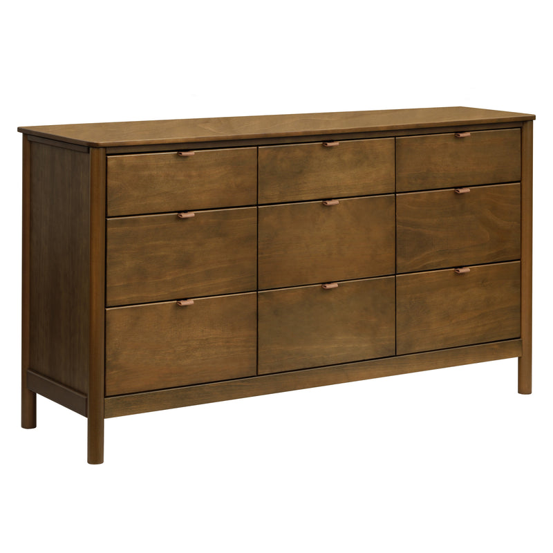 M25928NL,Bondi 9-Drawer Assembled Dresser in Natural Walnut
