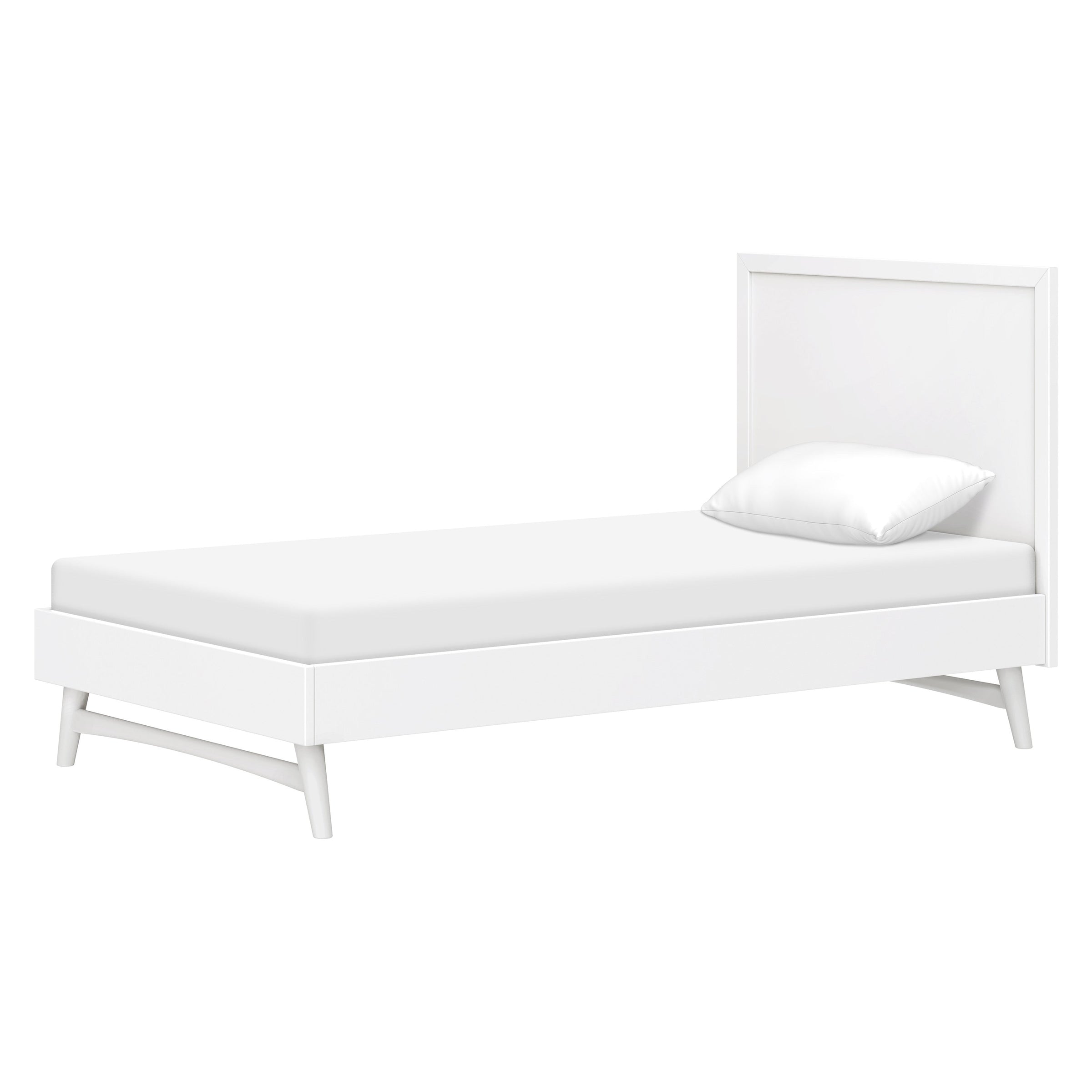 M15969W,Palma Twin Bed in White