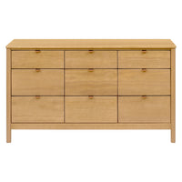 M25928HY,Bondi 9-Drawer Assembled Dresser in Honey