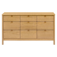 M25928HY,Bondi 9-Drawer Assembled Dresser in Honey