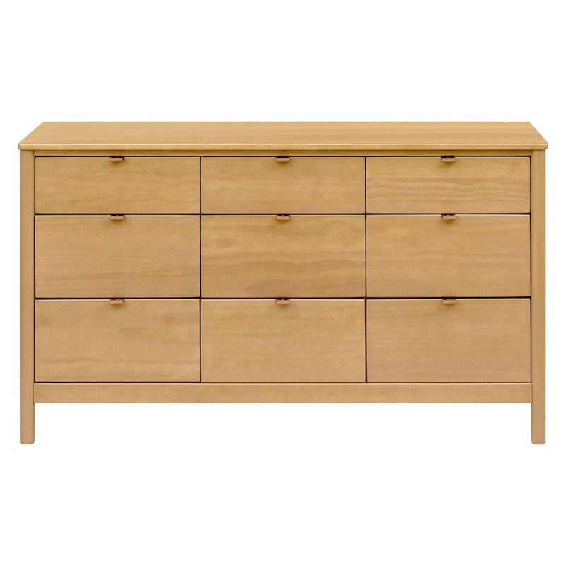 M25928HY,Bondi 9-Drawer Assembled Dresser in Honey