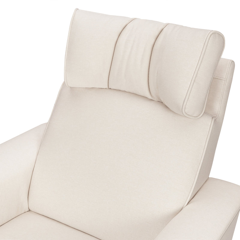 M17183PCMEW,Willa Deluxe Power Glider Recliner w/Heat&Massage in Performance Cream Eco-Weave