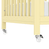 M30880PY,Rolli 9-in-1 Convertible All-Stages?? Crib w/ Bassinet & Toddler Bed Kits in Pale Yellow