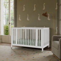 M30880W,Rolli 9-in-1 Convertible All-Stages?? Crib w/ Bassinet & Toddler Bed Kits in White