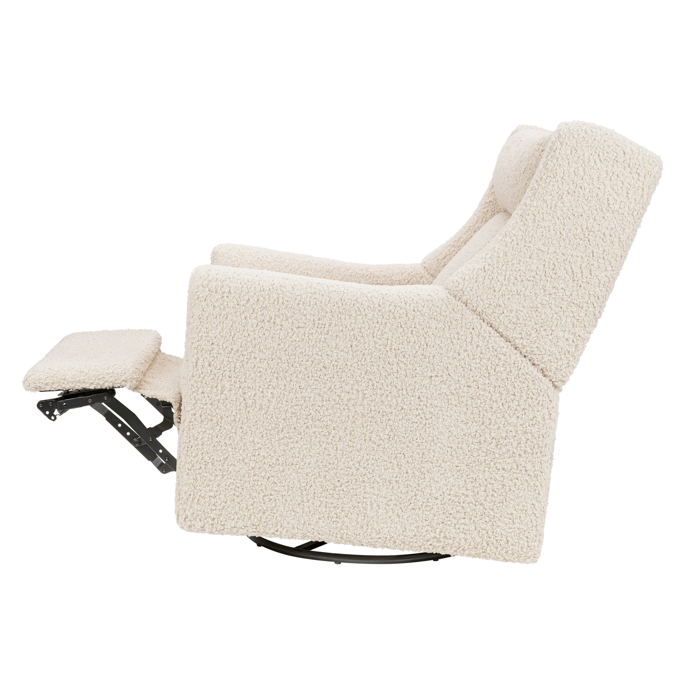 M11283AT,Kiwi Deluxe Power Glider Recliner w/Heat&Massage in Almond Teddy Loop