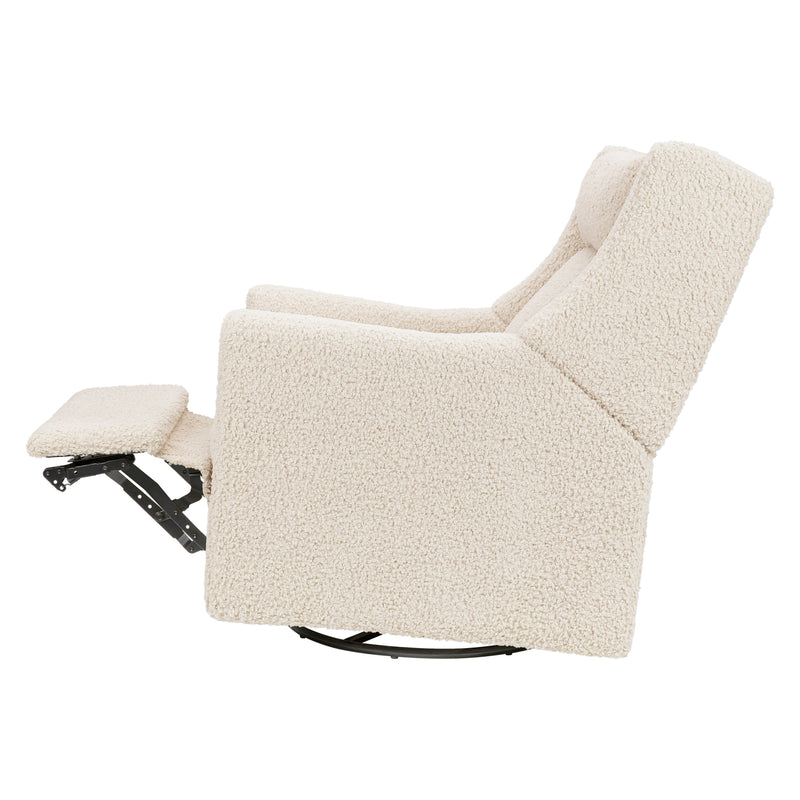 M11283AT,Kiwi Deluxe Power Glider Recliner w/Heat&Massage in Almond Teddy Loop