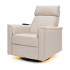 M17183PBEW,Willa Deluxe Power Glider Recliner w/Heat&Massage in Performance Beach Eco-Weave