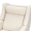 M11283PWB,Kiwi Deluxe Power Glider Recliner w/Heat&Massage in Performance Ivory Boucle