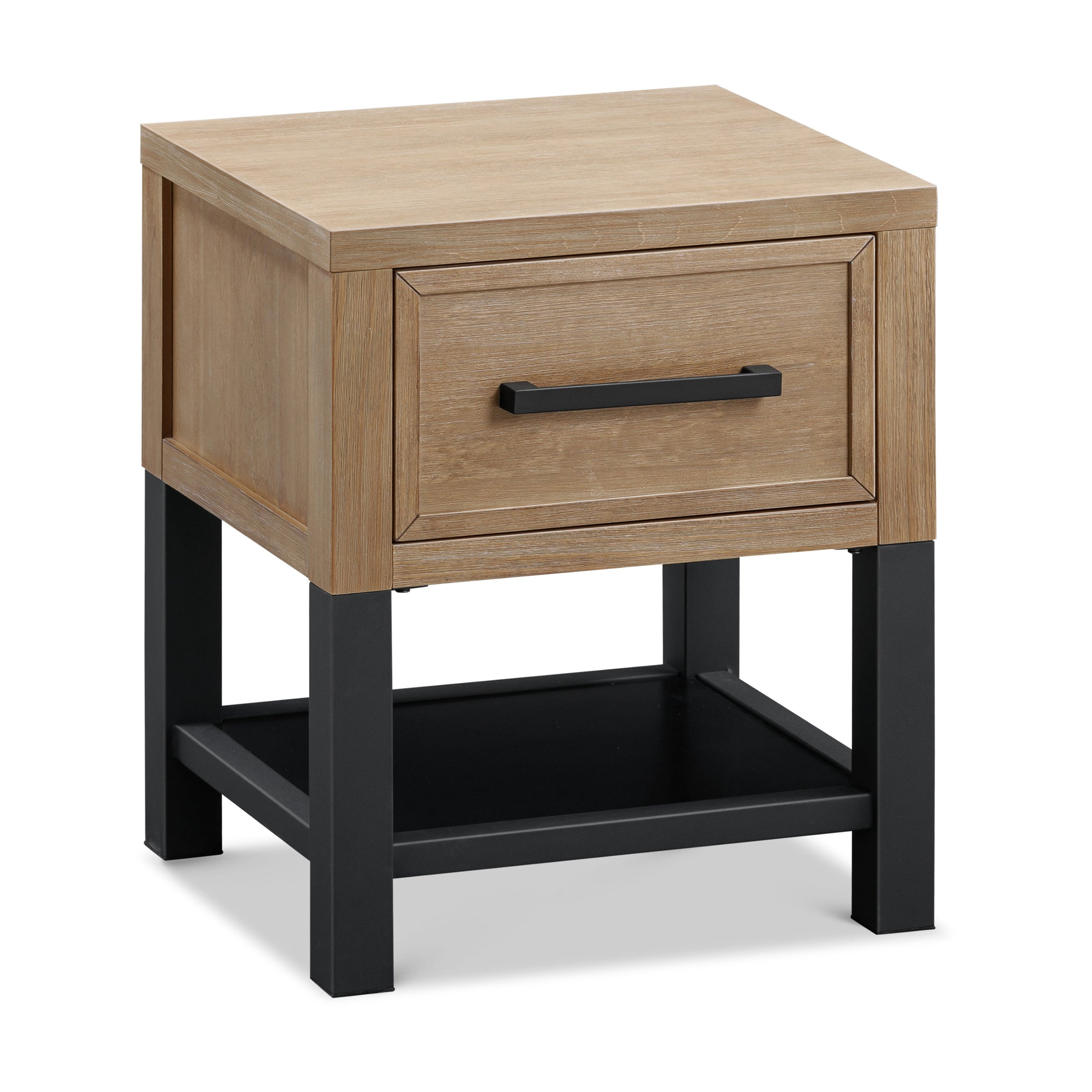 B25860DF,Newbern Nightstand  Assembled in Driftwood