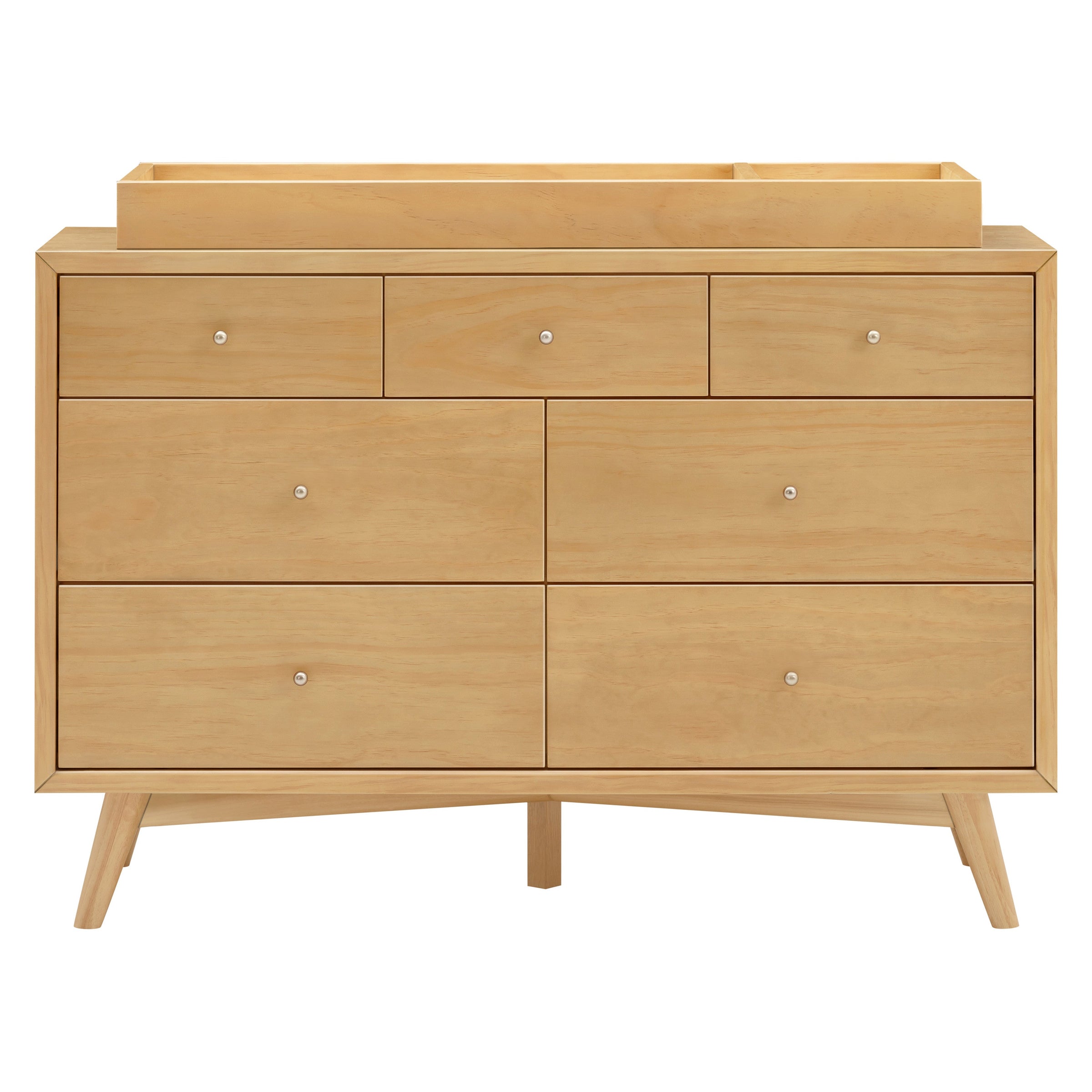 M15916HY,Palma 7-Drawer Double Dresser  Assembled in Honey