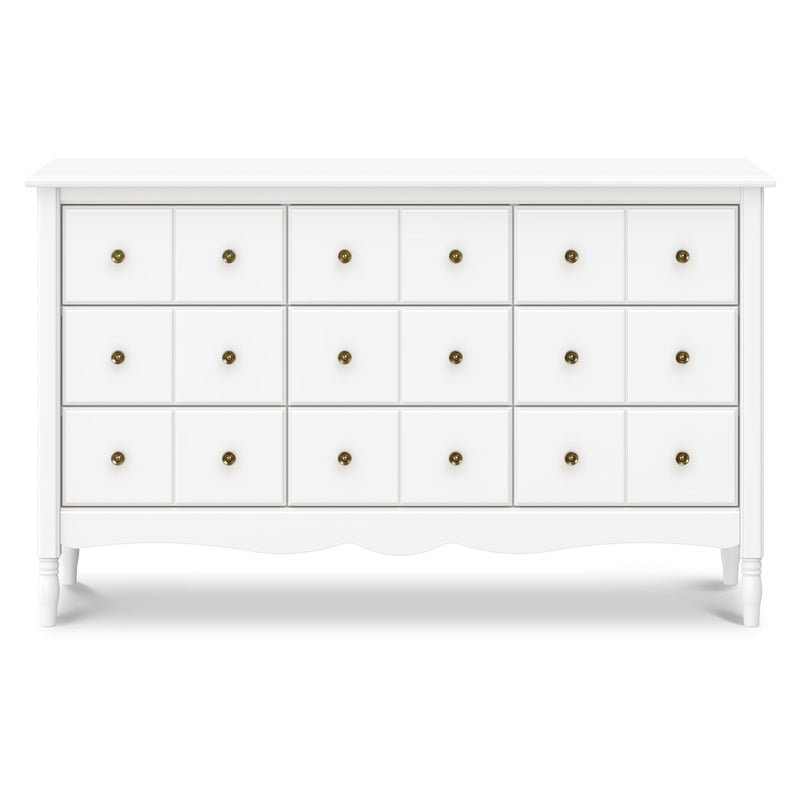 M7128RW,Liberty 9-Drawer Assembled Dresser in Warm White