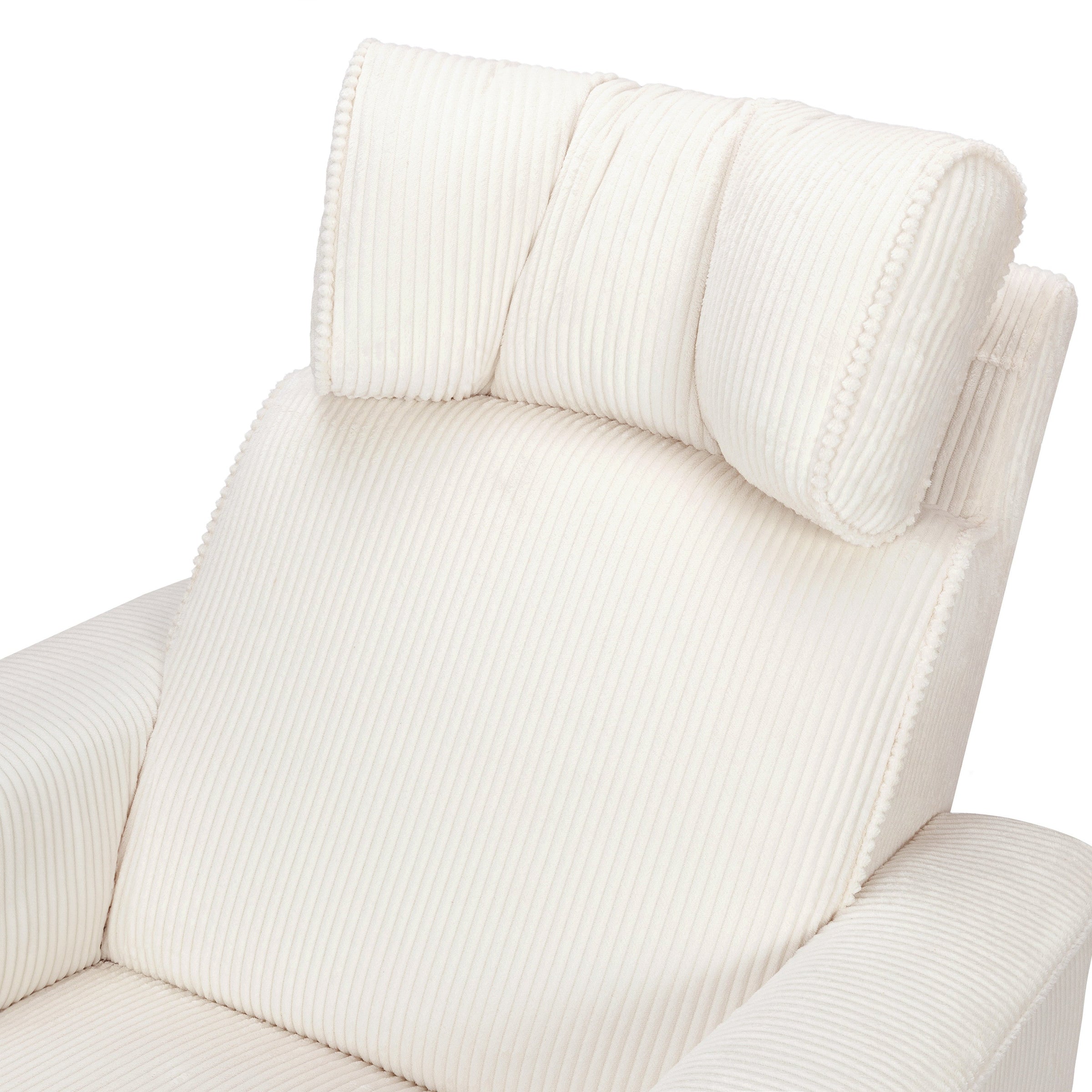 B17183YC,Willa Deluxe Power Glider Recliner w/Heat&Massage in Ivory Corduroy