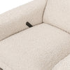 M20977AT,Cali Flange Gliding Swivel Recliner in Almond Teddy Loop