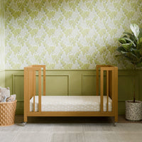 M30880HY,Rolli 9-in-1 Convertible All-Stages?? Crib w/ Bassinet & Toddler Bed Kits in Honey