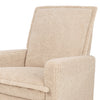 M20977CSG,Cali Flange Gliding Swivel Recliner in Chai Shearling