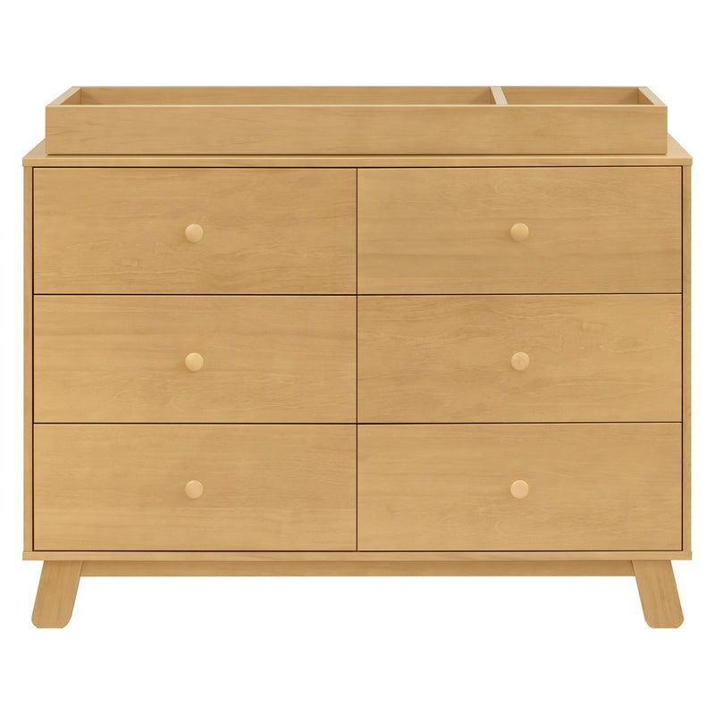 M32526HY,Hudson Modern 6-Drawer Assembled Double Dresser in Honey