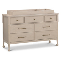 M31416WP,Alouette 7-Drawer Assembled Dresser in Washed Pine
