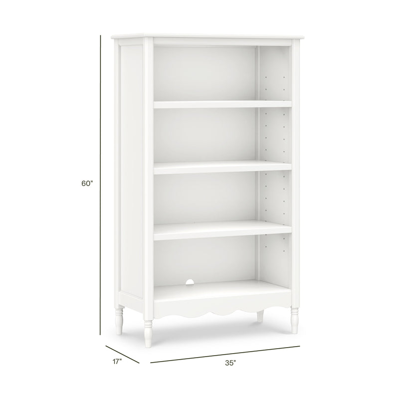 M7114RW,Liberty Assembled Bookcase in Warm White