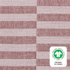 T30435,Maroon Stripe Muslin Crib Sheet in GOTS Certified Organic Cotton