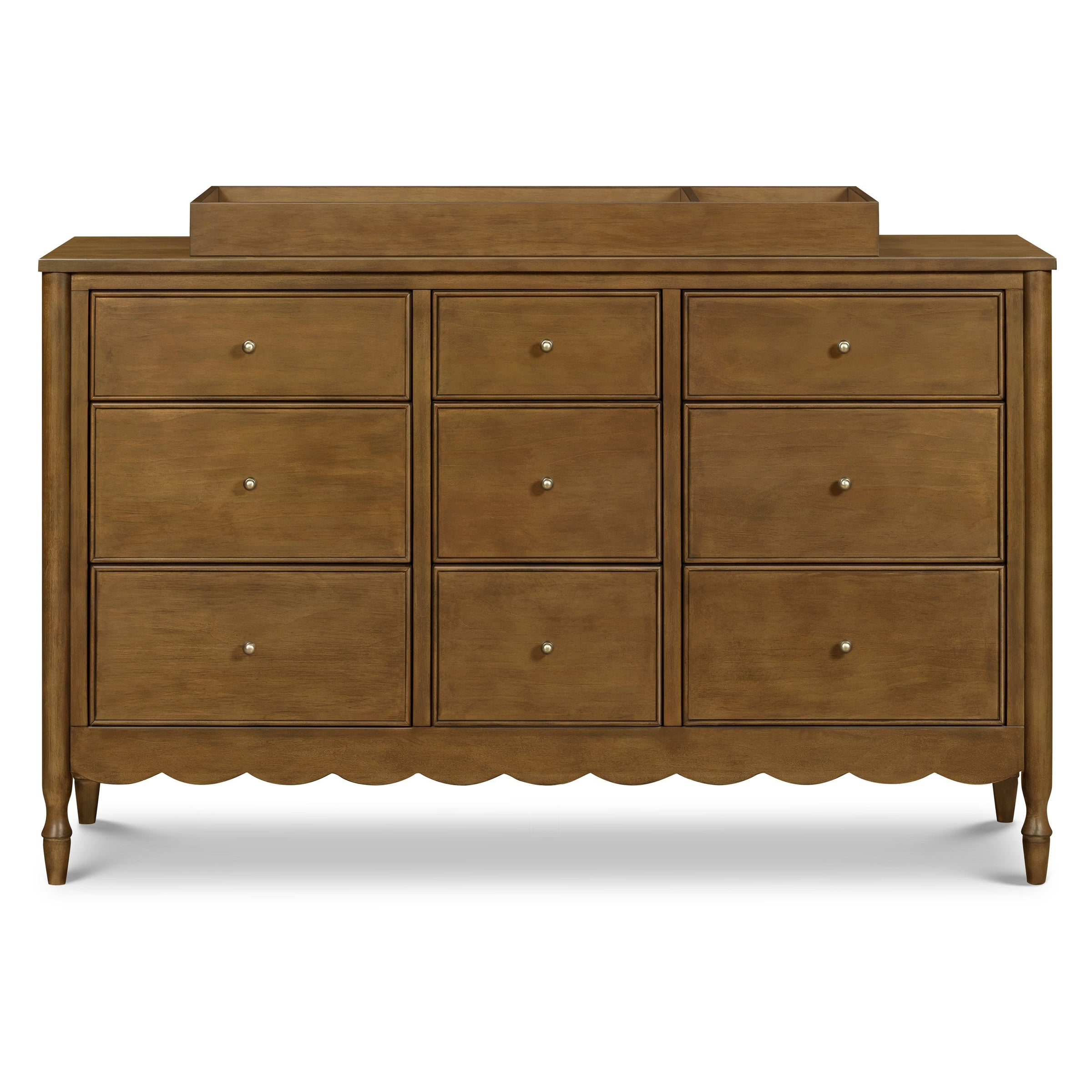 M32328NL,Ambrosia 9-Drawer Assembled Dresser in Natural Walnut