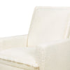 M20977CMSG,Cali Flange Gliding Swivel Recliner in Cream Shearling