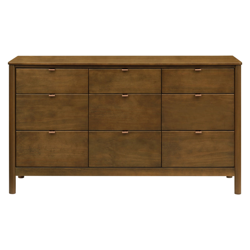 M25928NL,Bondi 9-Drawer Assembled Dresser in Natural Walnut