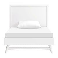 M15969W,Palma Twin Bed in White