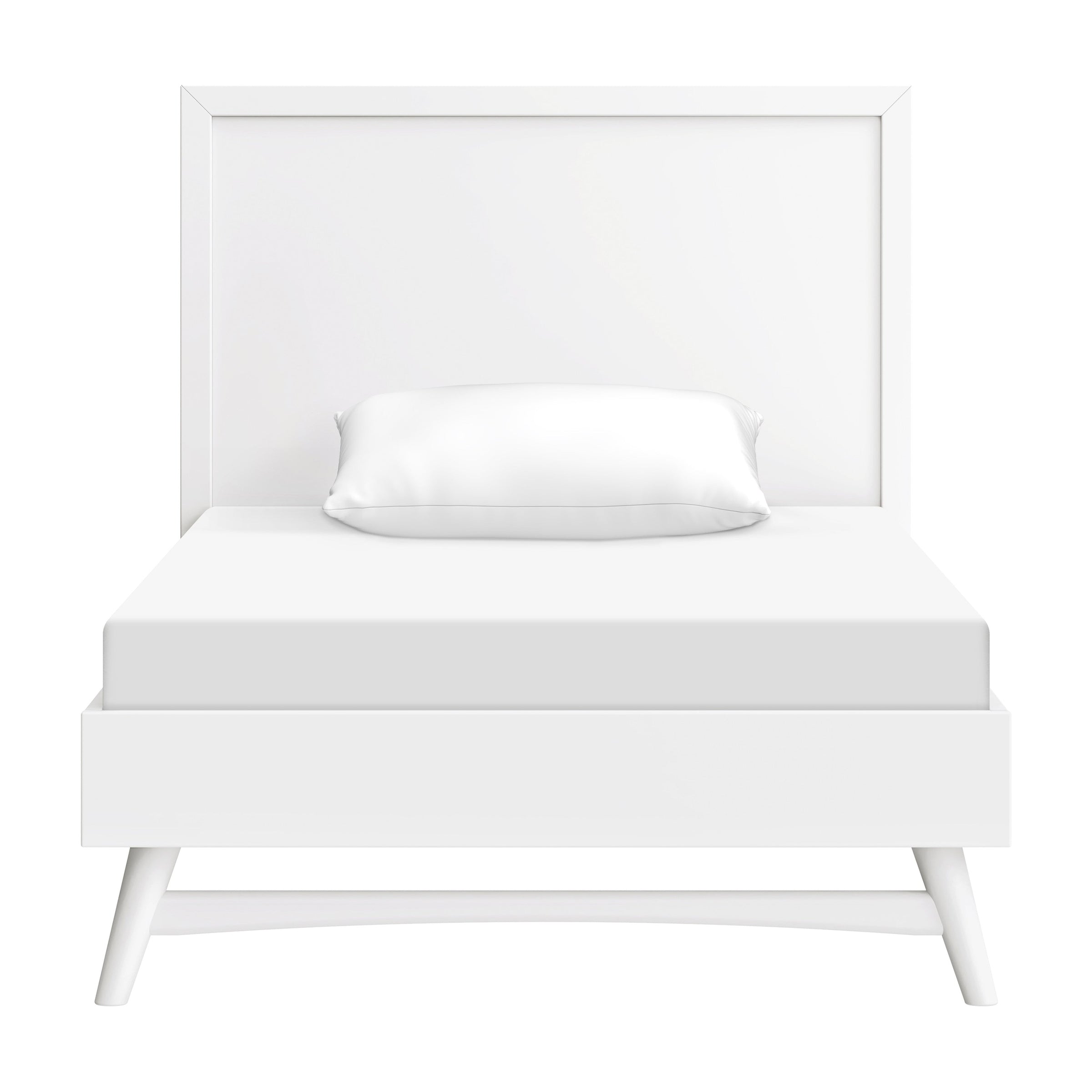 M15969W,Palma Twin Bed in White