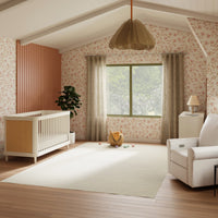 M23701RWHC,Marin with Cane 3-in-1 Convertible Crib in Warm White and Honey Cane