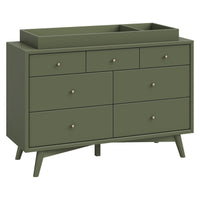 M15916OL,Palma 7-Drawer Double Dresser  Assembled in Olive