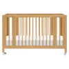 M30880HY,Rolli 9-in-1 Convertible All-Stages?? Crib w/ Bassinet & Toddler Bed Kits in Honey