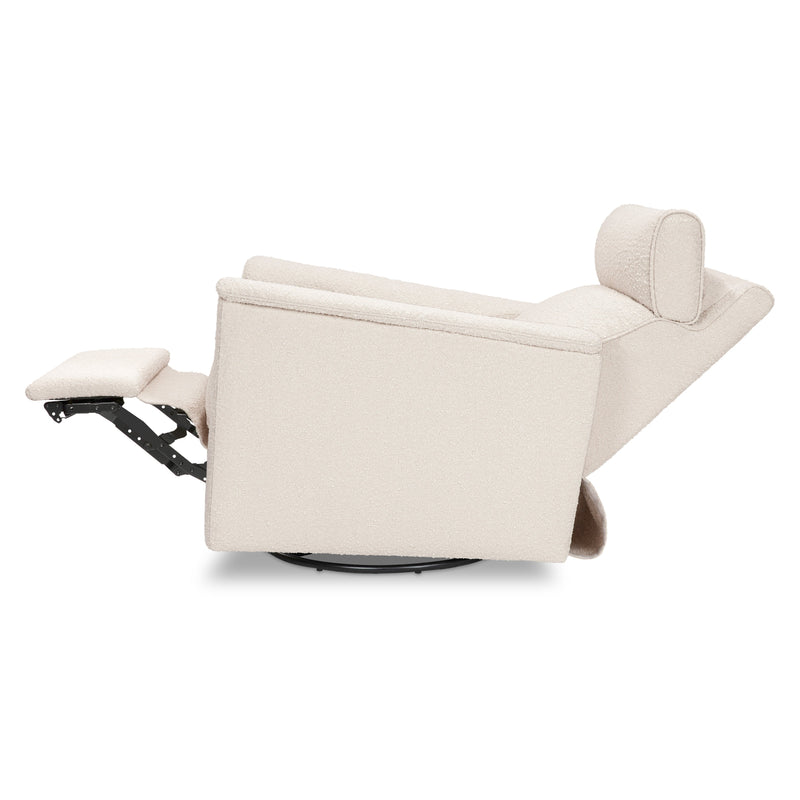 M17186PWB,Willa Plus Power Glider Recliner w/ Power Headrest in Performance Ivory Boucle