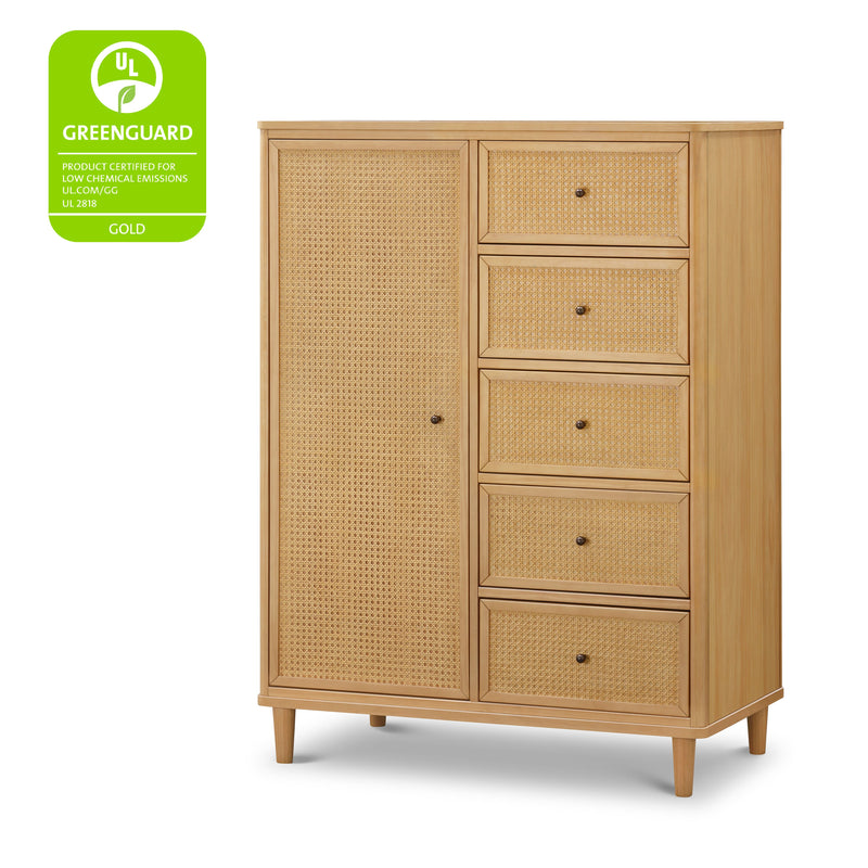 M23727HYHC,Marin Chifforobe  Assembled in Honey and Honey Cane