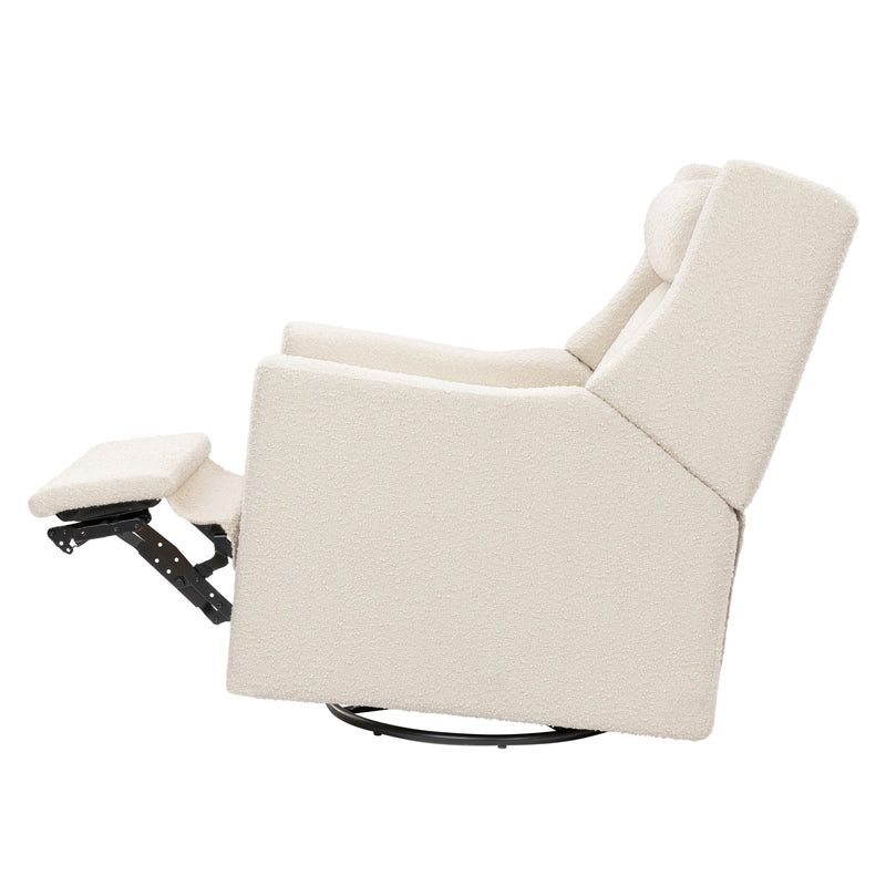 M11283PWB,Kiwi Deluxe Power Glider Recliner w/Heat&Massage in Performance Ivory Boucle