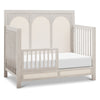 M24801WDFPEW,Eloise 4-in-1 Convertible Crib in White Driftwood and Performance Pearl Eco-Weave