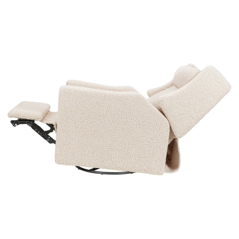 M11283AT,Kiwi Deluxe Power Glider Recliner w/Heat&Massage in Almond Teddy Loop