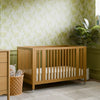 M30880HY,Rolli 9-in-1 Convertible All-Stages?? Crib w/ Bassinet & Toddler Bed Kits in Honey