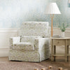 M21787TTFT,Crawford Pillowback Comfort Swivel Glider in Strawberry Thief in Fig & Thyme