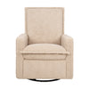 M20977CSG,Cali Flange Gliding Swivel Recliner in Chai Shearling