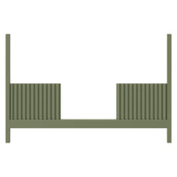 M30299OL,Moab Toddler Bed Conversion Kit in Olive