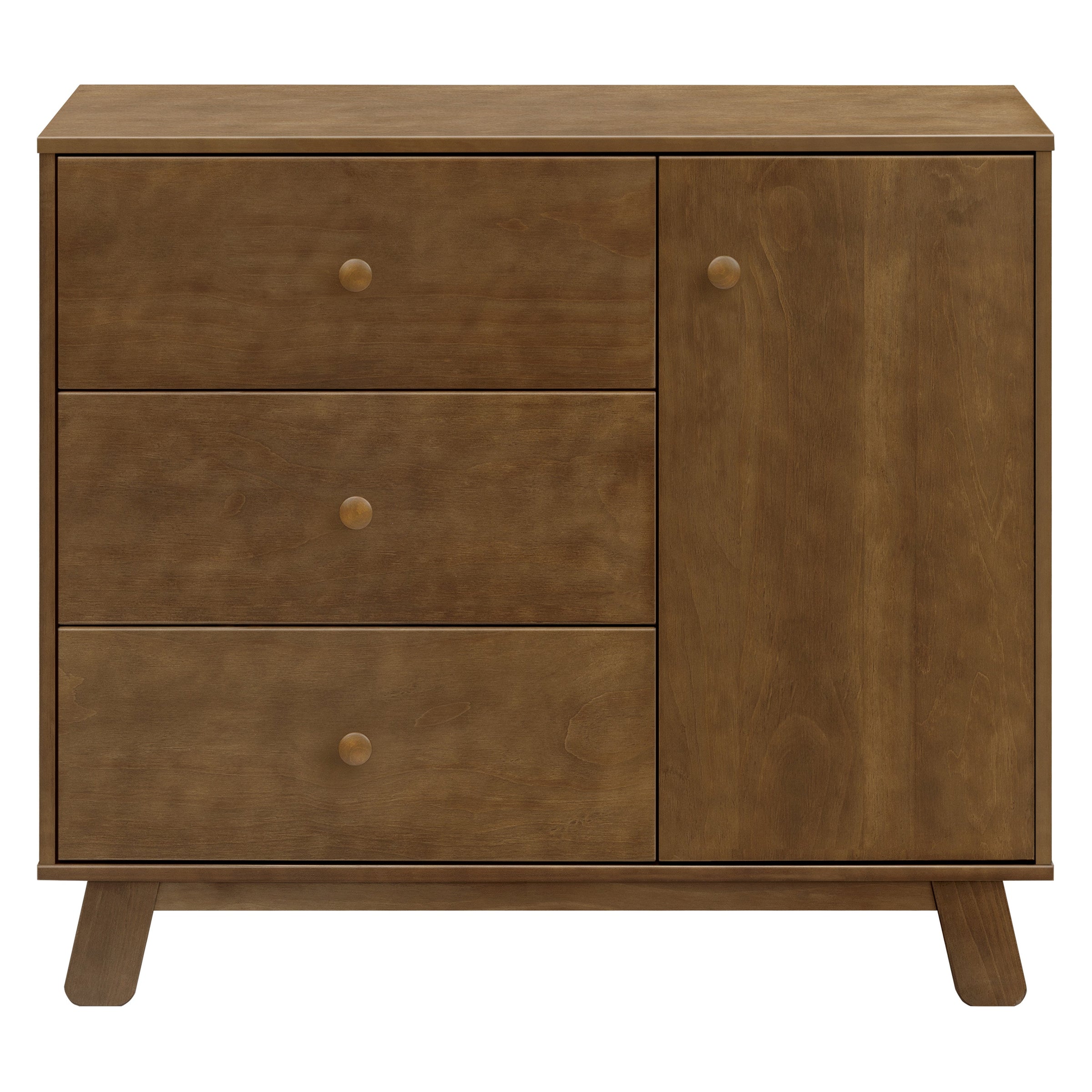 M32523NL,Hudson Modern 3-Drawer Dresser in Natural Walnut