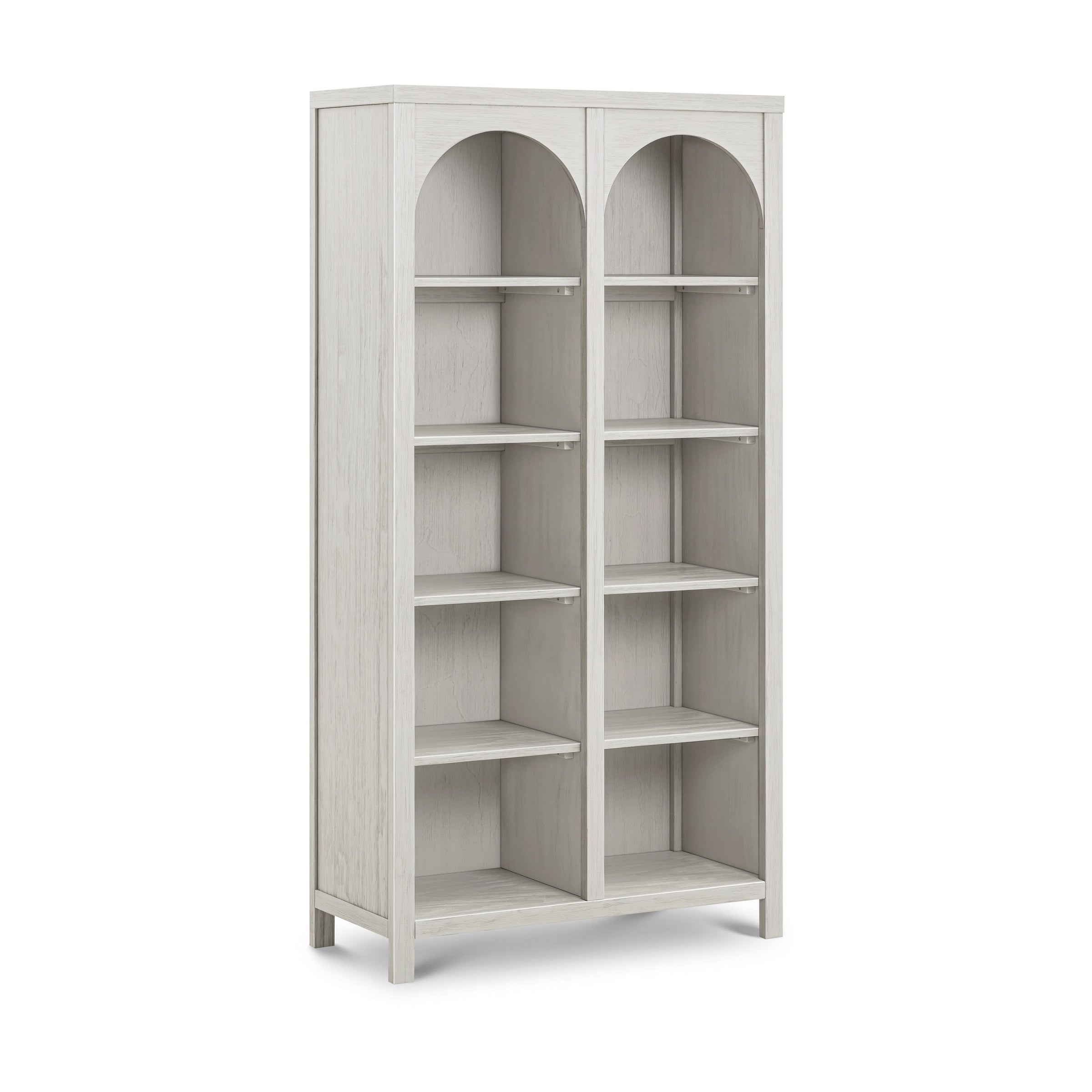 M24814WDF,Eloise Bookcase  Assembled in White Driftwood