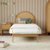M25969HYNC,Bondi Cane Twin Bed in Honey