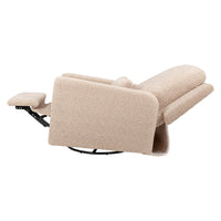 M23087CSG,Sigi Recliner and Swivel Glider in Chai Shearling