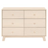 M32526NX,Hudson Modern 6-Drawer Assembled Double Dresser in Washed Natural
