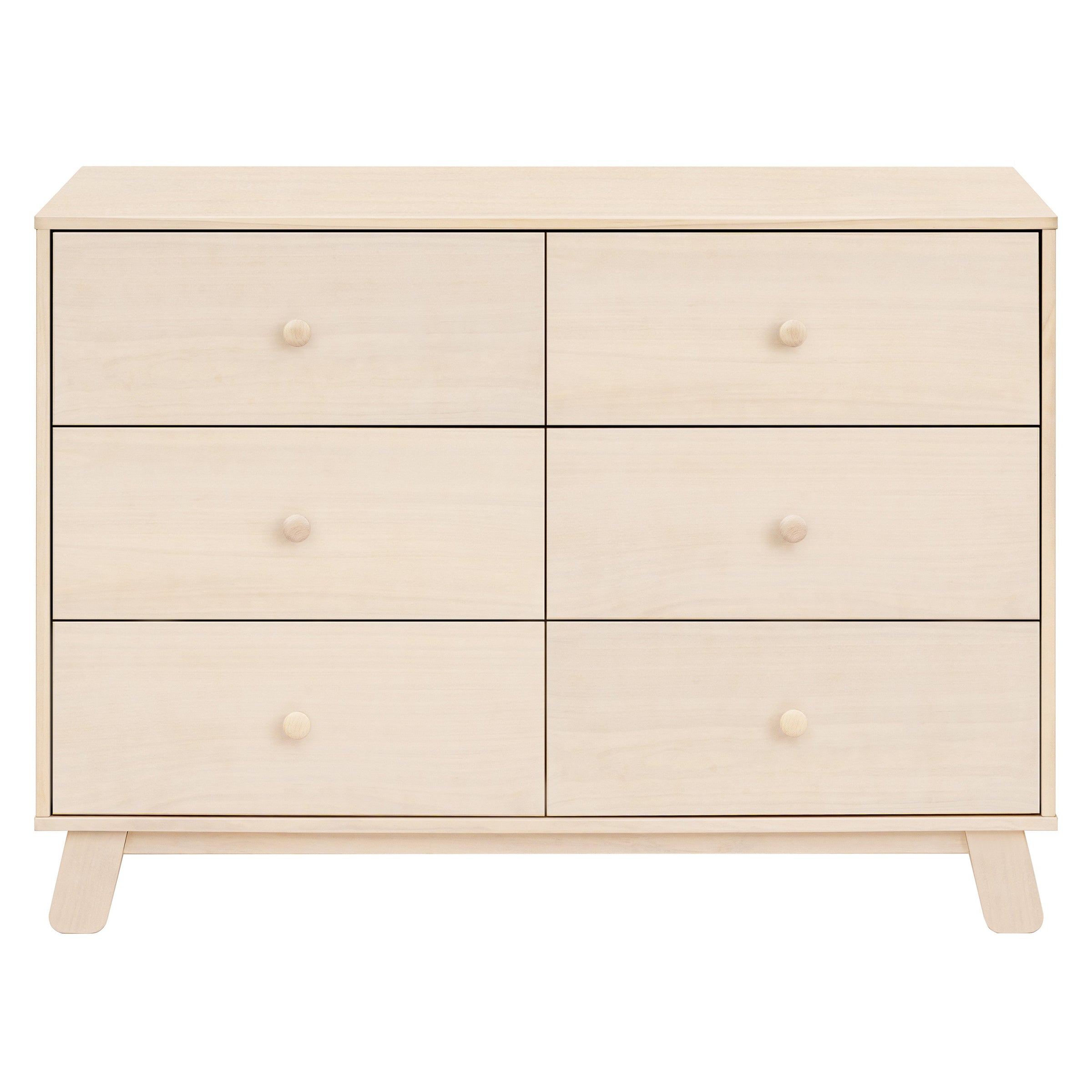 M32526NX,Hudson Modern 6-Drawer Assembled Double Dresser in Washed Natural