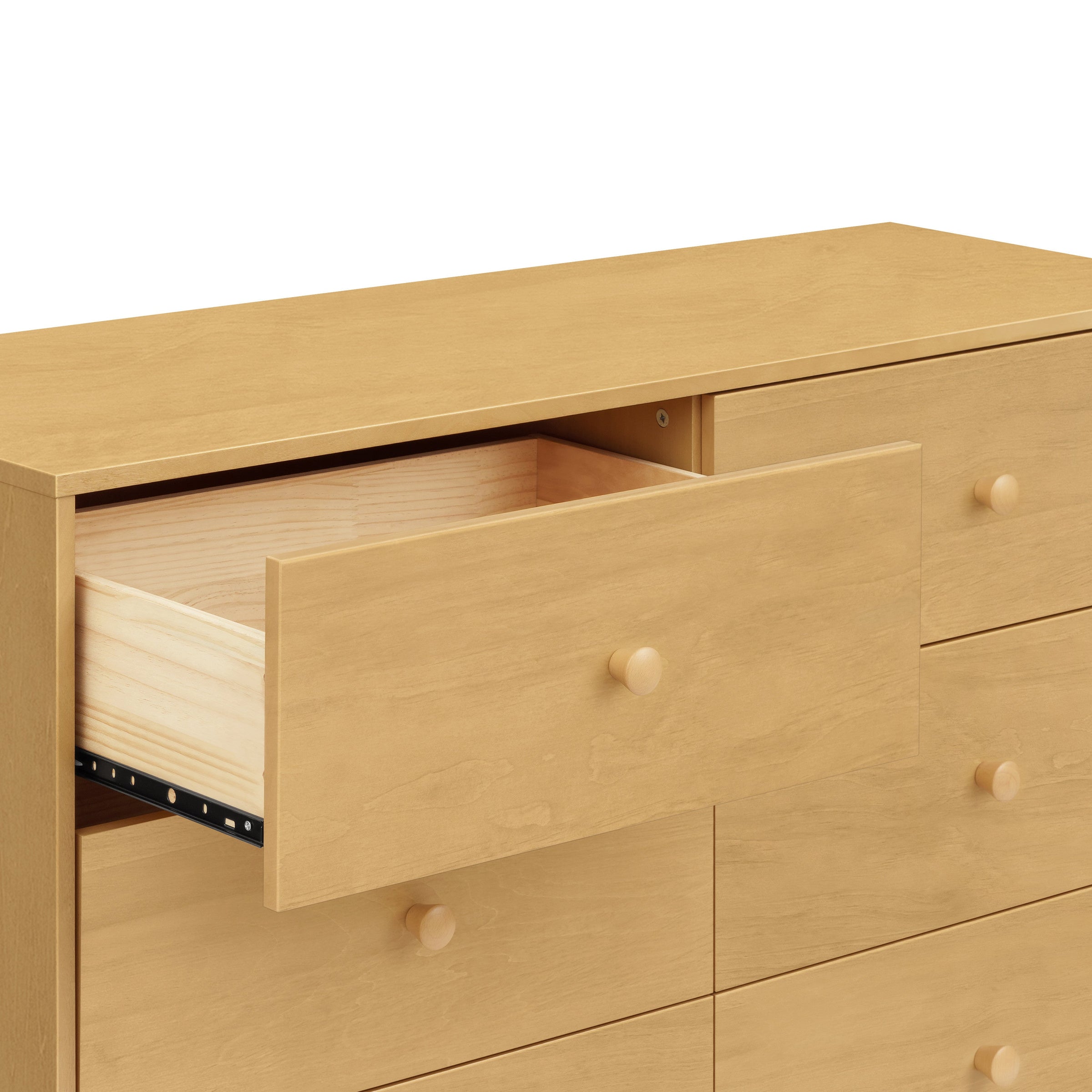 M32526HY,Hudson Modern 6-Drawer Assembled Double Dresser in Honey